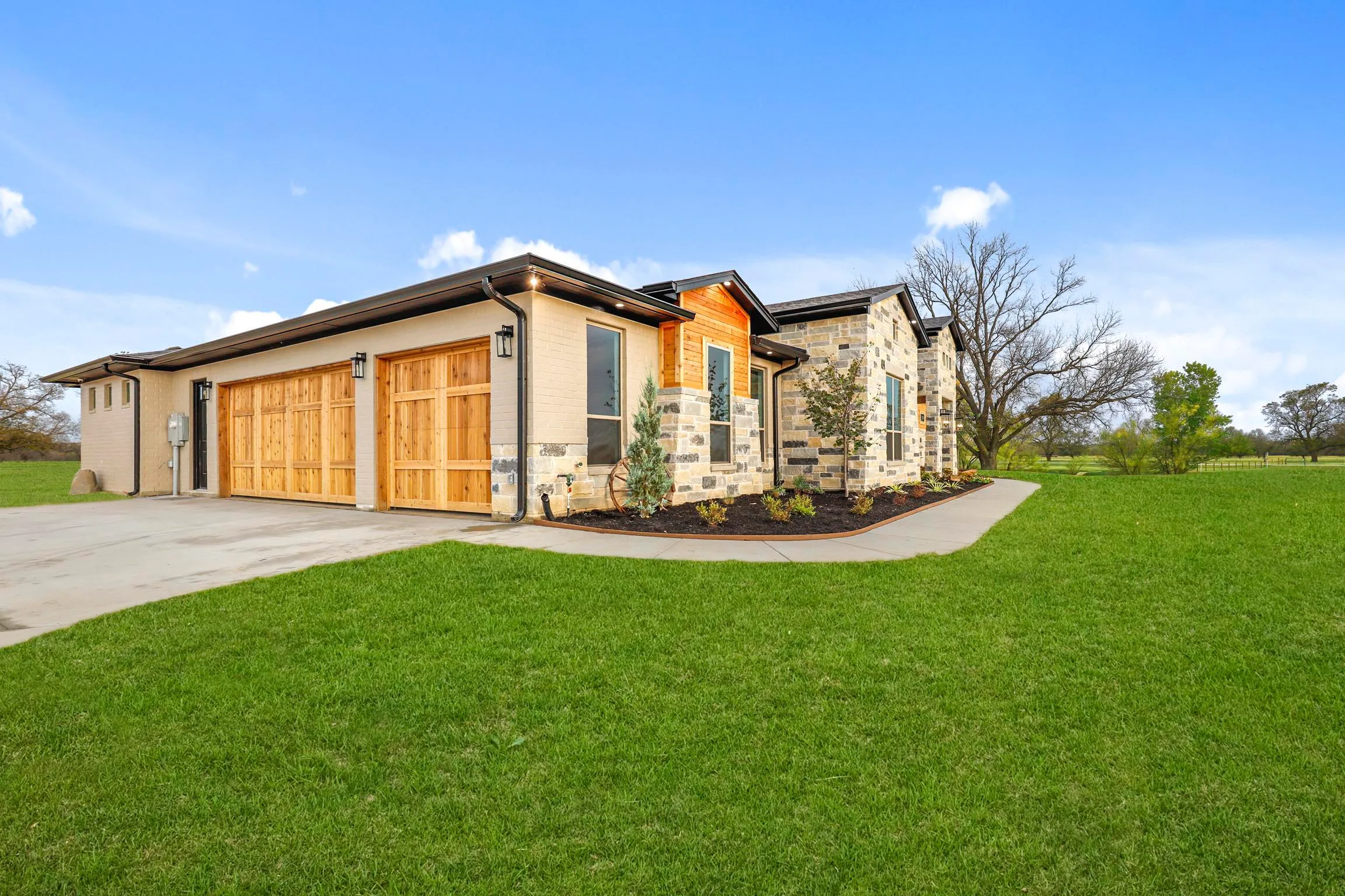 3 car garage